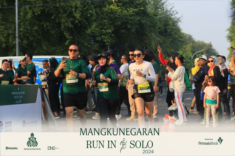 Race photo from Mangkunegaran Run 2024