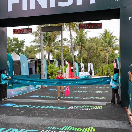 Race photo from Belitung Multisport Festival