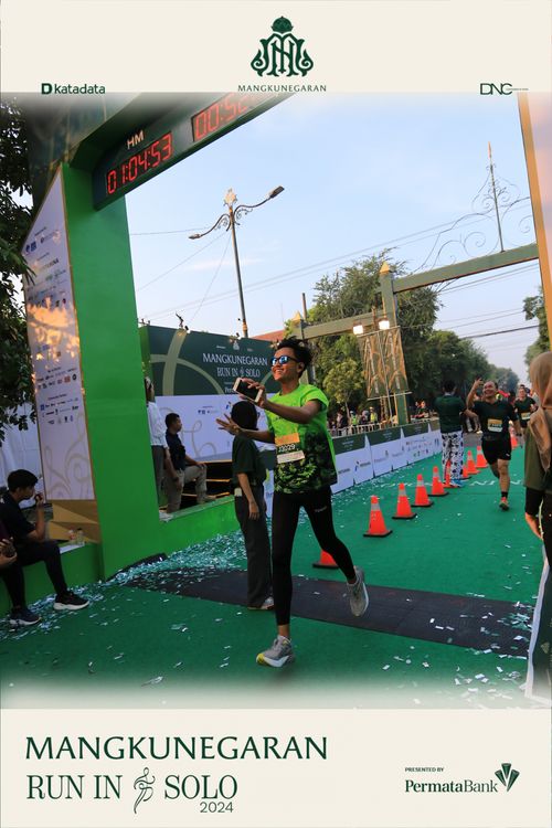 Race photo from Mangkunegaran Run 2024