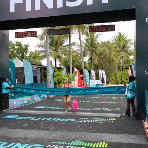 Race photo from Belitung Multisport Festival