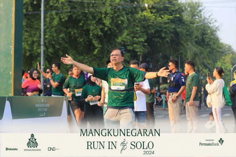 Race photo from Mangkunegaran Run 2024