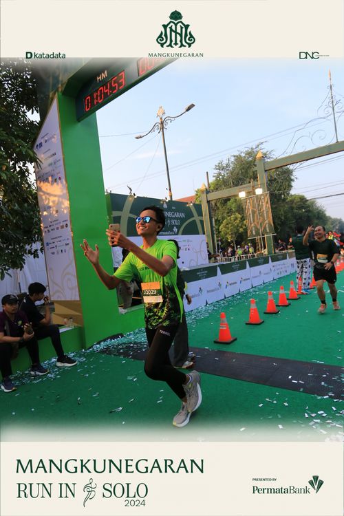 Race photo from Mangkunegaran Run 2024