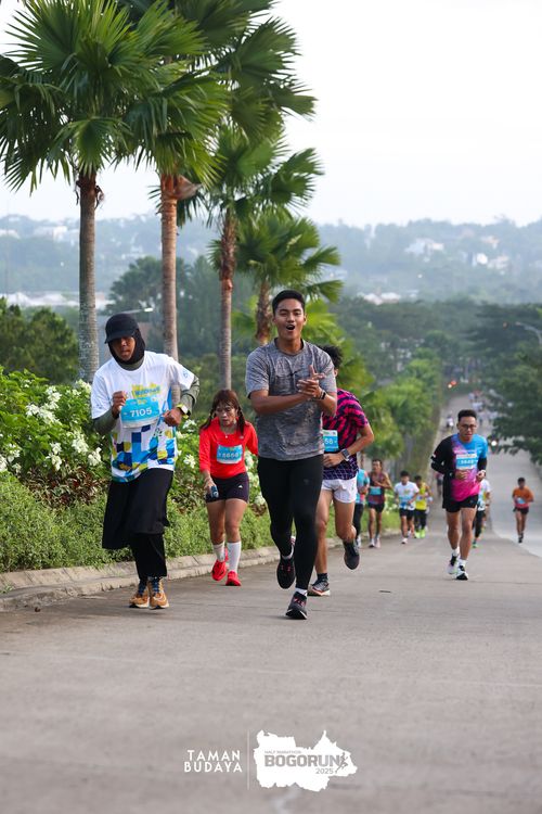 Race photo from Taman Budaya x BOGORUN 2025