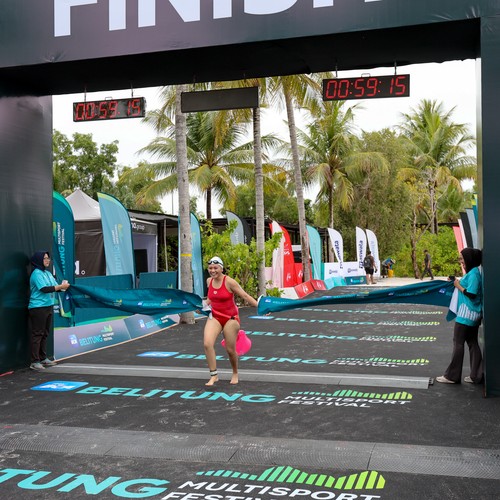 Race photo from Belitung Multisport Festival