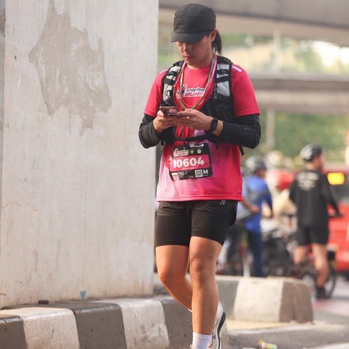 Race photo from SMARTFREN RUN 2026