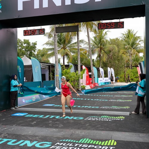 Race photo from Belitung Multisport Festival