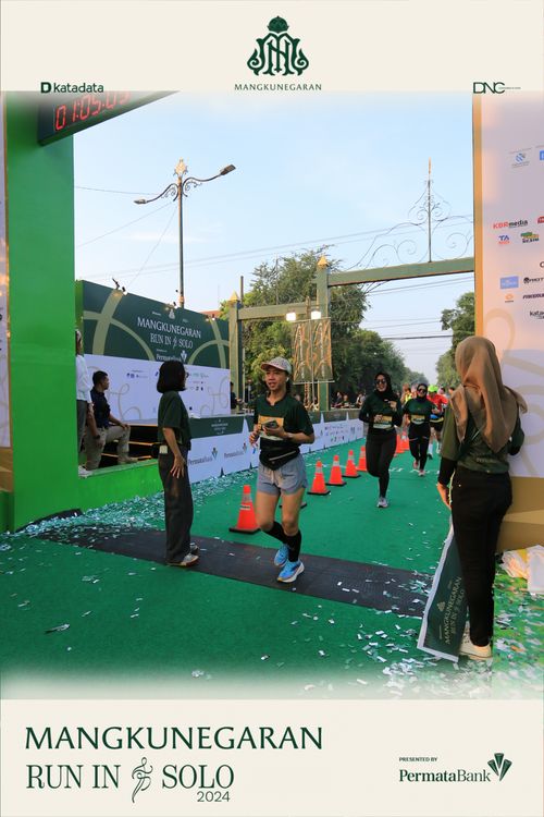 Race photo from Mangkunegaran Run 2024