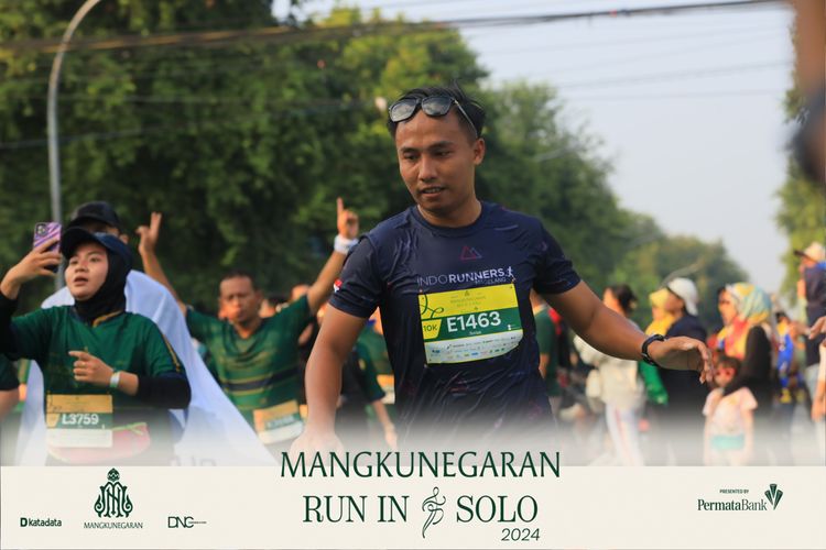 Race photo from Mangkunegaran Run 2024