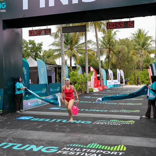 Race photo from Belitung Multisport Festival