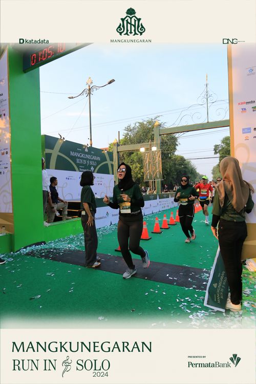Race photo from Mangkunegaran Run 2024
