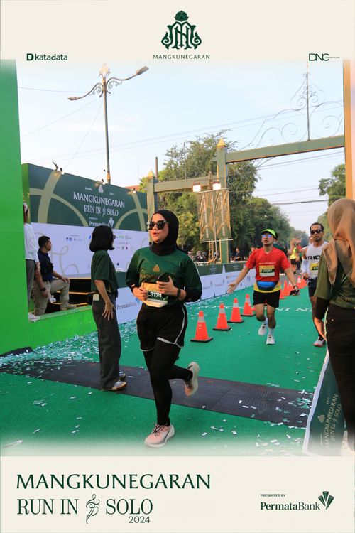 Race photo from Mangkunegaran Run 2024