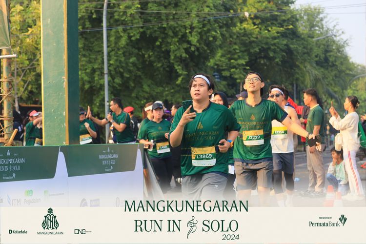Race photo from Mangkunegaran Run 2024