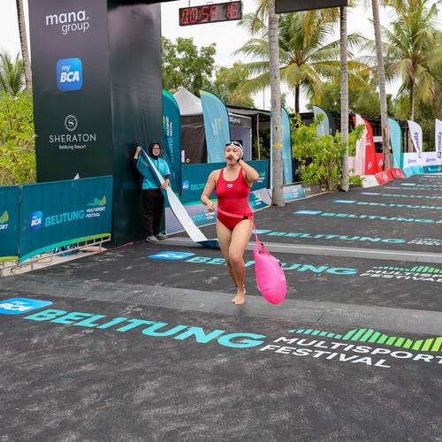 Race photo from Belitung Multisport Festival