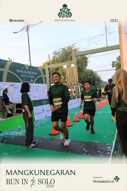 Race photo from Mangkunegaran Run 2024