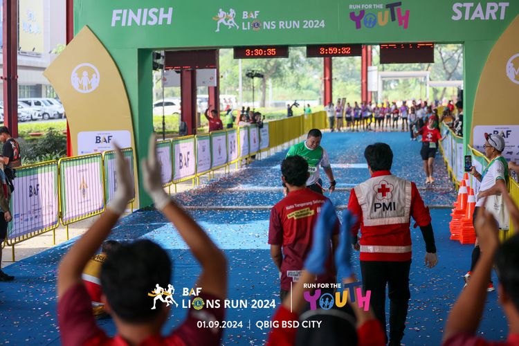 Race photo from BAF LIONS RUN 2024