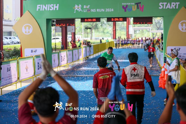 Race photo from BAF LIONS RUN 2024