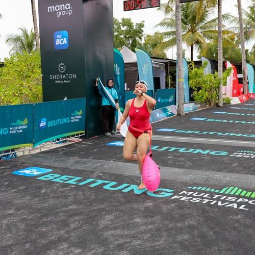 Race photo from Belitung Multisport Festival