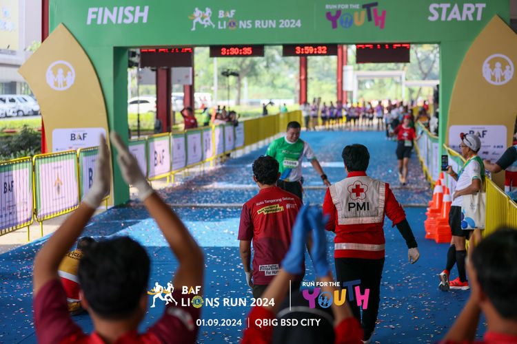 Race photo from BAF LIONS RUN 2024