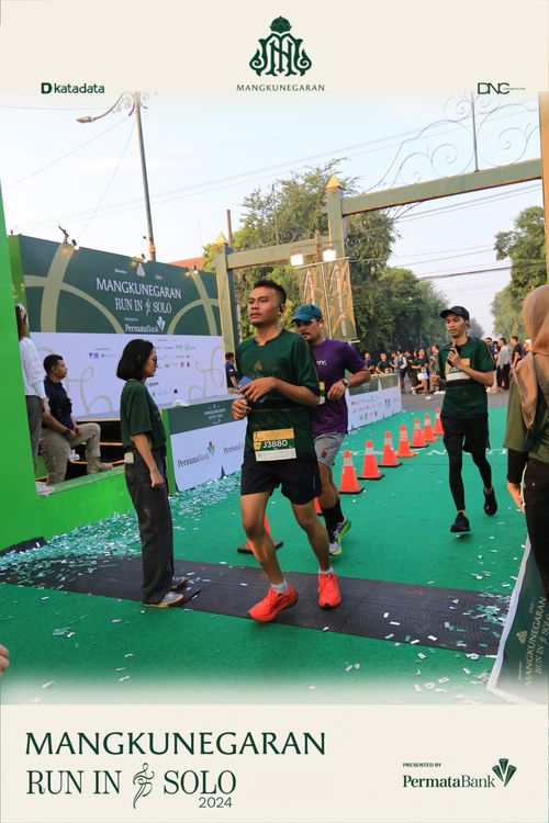 Race photo from Mangkunegaran Run 2024