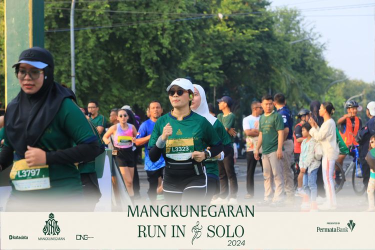 Race photo from Mangkunegaran Run 2024