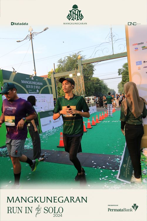 Race photo from Mangkunegaran Run 2024