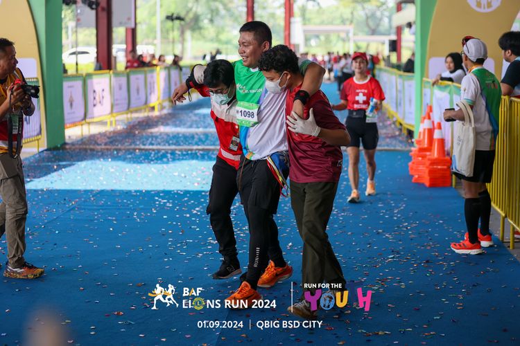 Race photo from BAF LIONS RUN 2024