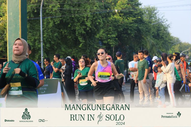 Race photo from Mangkunegaran Run 2024