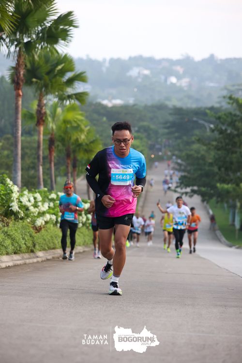 Race photo from Taman Budaya x BOGORUN 2025