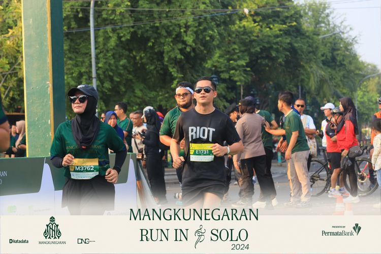 Race photo from Mangkunegaran Run 2024