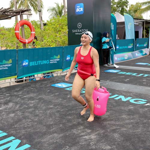 Race photo from Belitung Multisport Festival