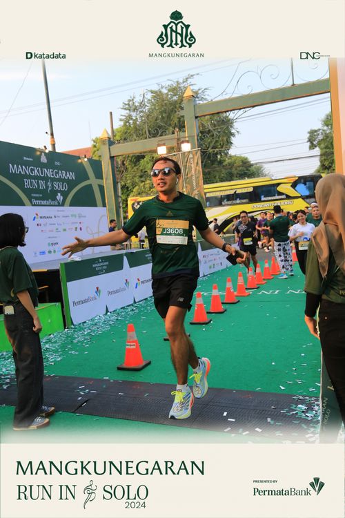 Race photo from Mangkunegaran Run 2024