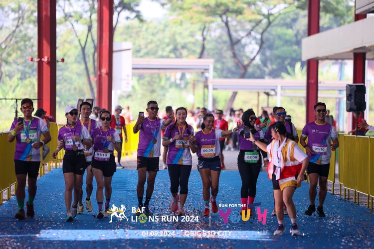 Race photo from BAF LIONS RUN 2024