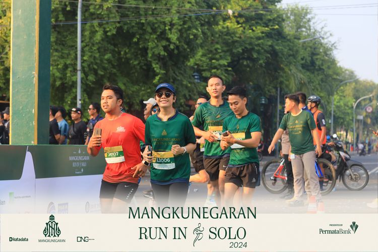 Race photo from Mangkunegaran Run 2024