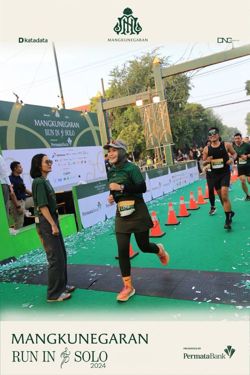 Race photo from Mangkunegaran Run 2024