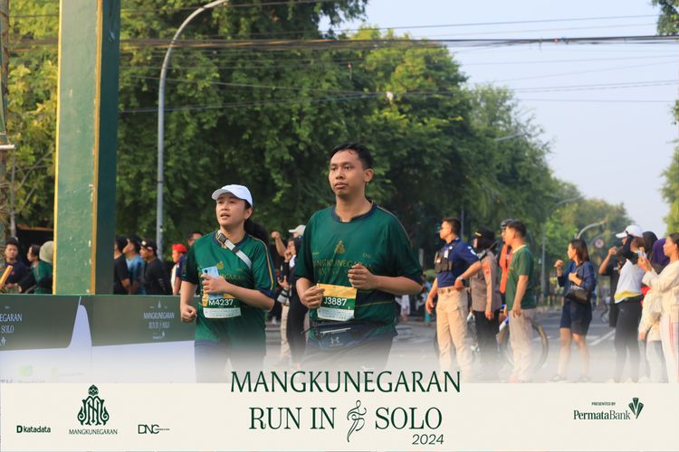 Race photo from Mangkunegaran Run 2024