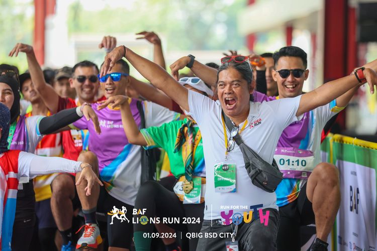 Race photo from BAF LIONS RUN 2024
