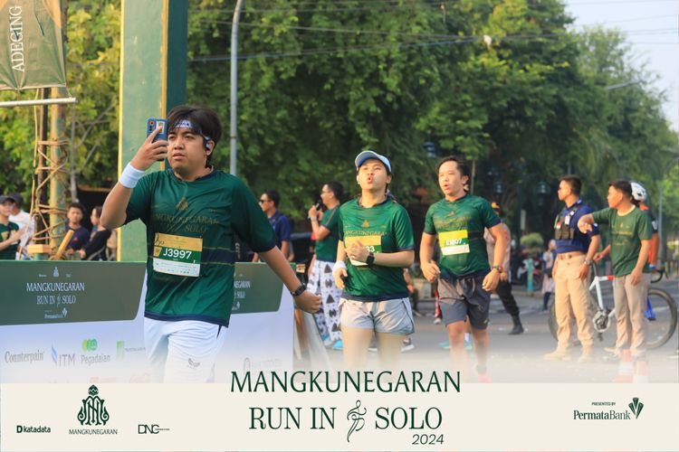 Race photo from Mangkunegaran Run 2024
