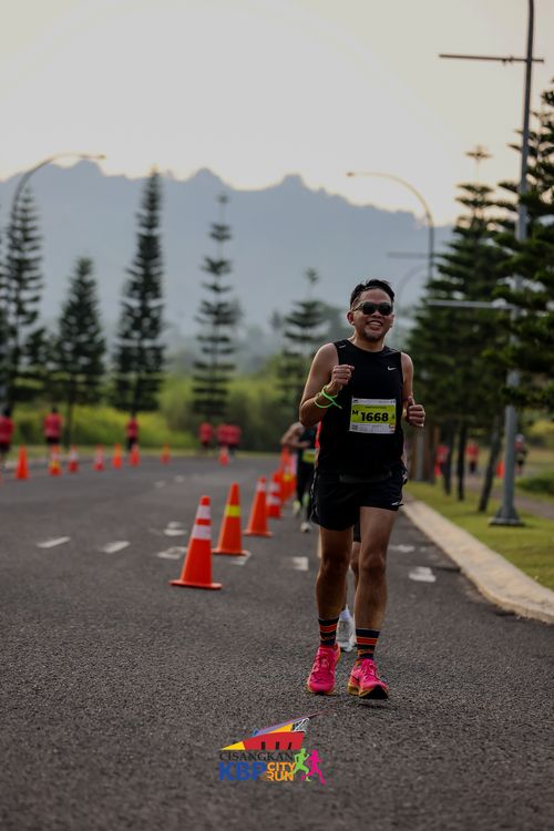 Race photo from CISANGKAN KBP CITY RUN 2025