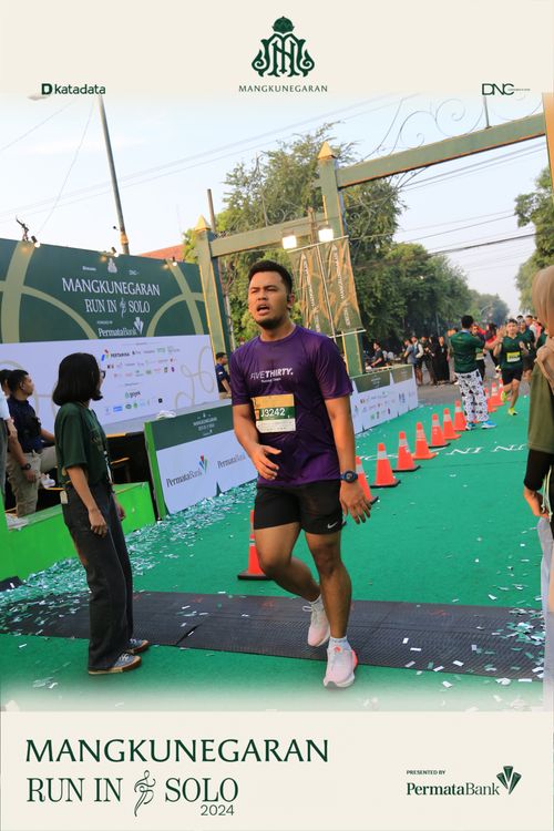 Race photo from Mangkunegaran Run 2024