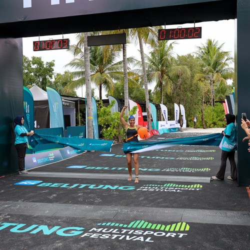 Race photo from Belitung Multisport Festival