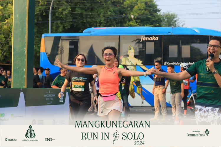 Race photo from Mangkunegaran Run 2024