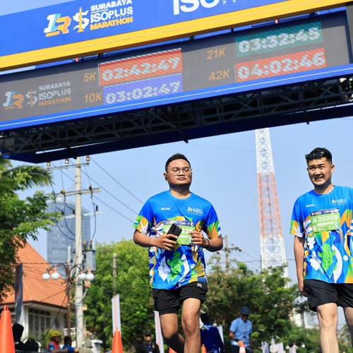 Race photo from SURABAYA ISOPLUS MARATHON 2026