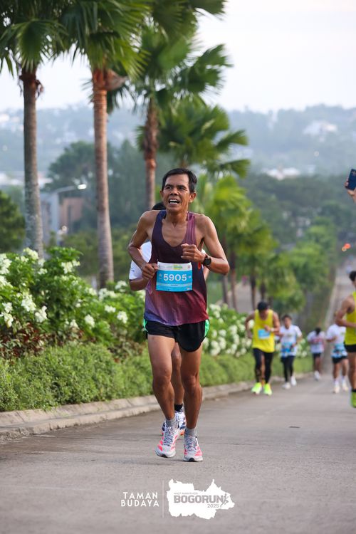 Race photo from Taman Budaya x BOGORUN 2025