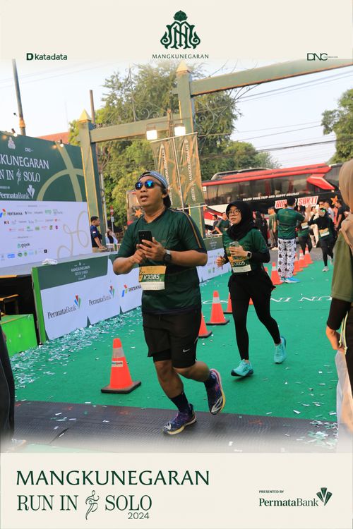 Race photo from Mangkunegaran Run 2024