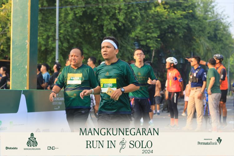 Race photo from Mangkunegaran Run 2024