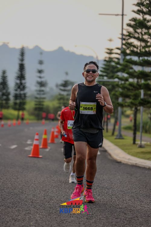 Race photo from CISANGKAN KBP CITY RUN 2025
