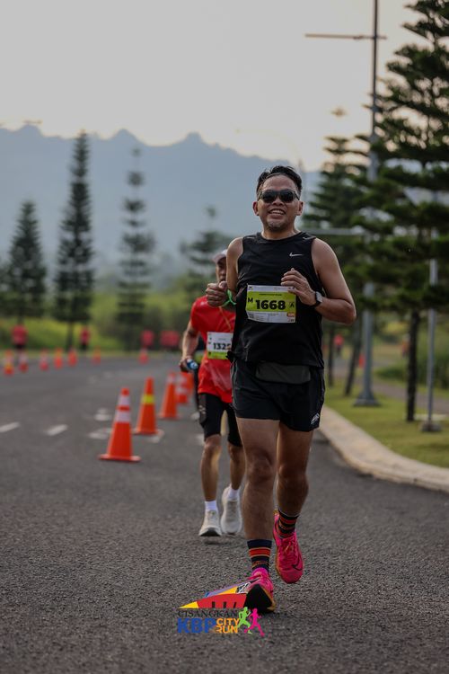 Race photo from CISANGKAN KBP CITY RUN 2025