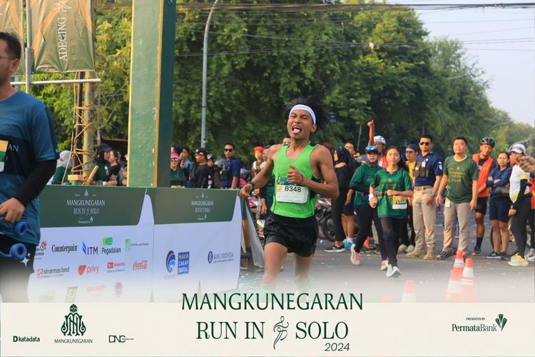 Race photo from Mangkunegaran Run 2024