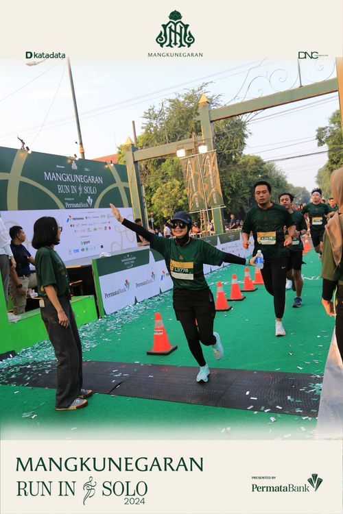 Race photo from Mangkunegaran Run 2024