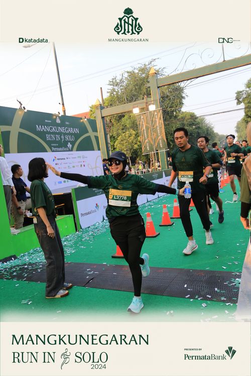 Race photo from Mangkunegaran Run 2024